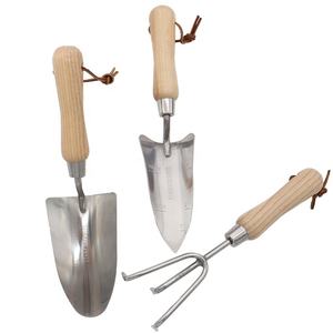 SUNSHINE professionnel petit jardin Mini outil à main de jardin petite truelle de jardin à main mini pelle en acier avec manche en bois - Product Image 3