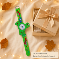Vente en gros directe d'usine avec montre pour enfants, montre à quartz pour enfants avec un adorable dinosaure rotatif