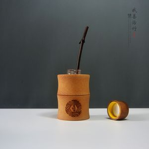 Bamboo Honey Bottle With Bamboo Lid Custom Capacity General Packaging Chongqing Origin - Product Image 1