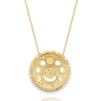 Acier inoxydable. Nouveau collier pendentif minimaliste avec carte de tarot. Chaîne de cou pour pull style minimaliste Ins. 18K