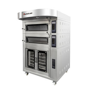 Industrial 2 Deck 4 Tabletts Elektro-Brotofen Backofen mit <span class=keywords><strong>Proofer</strong></span> - Product Image 2