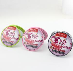 Cermin Lipat Kancing DIY, Bahan Cermin Kancing Pelapis Elektroplating 75mm Cermin Dua Sisi - Product Image 2