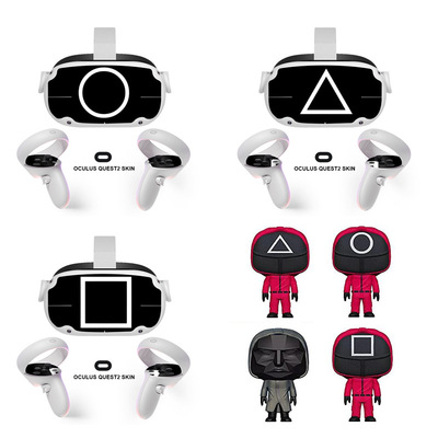 Наклейки Hifylux, наклейки, защитный чехол, набор для Oculus Quest 2, контроллер очков виртуальной реальности