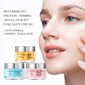 Gel Hidratante Iluminador, Crema Hidratante Blanqueadora Antienvejecimiento con Niacinamida, Cápsulas de Gelatina de Colágeno Rosa, Crema Facial - Product Image 4