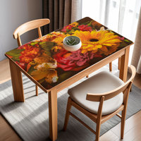 Set de table HuiHe en PP à imprimé fruits vifs, durable, antidérapant, résistant à la chaleur, coloré et réutilisable pour la salle à manger