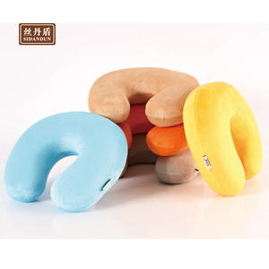 Oreiller de voyage en mousse à mémoire de forme Sidandun en forme de U, bleu clair, 28x28x8cm, soutien pour les personnes âgées - Product Image 4