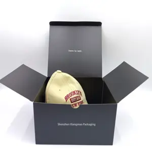 Fabrik Großhandel benutzerdefinierte wiederverwendbare Pappe Hut-Schachtel kundenspezifisch Lebensmittelgeschäft Hut Geschenkverpackung