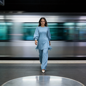 Abaya de Poliéster con Lentejuelas Elegante y de Primera Calidad para Mujeres Musulmanas, Vestido Personalizado al por Mayor para Fiestas y Eventos - Product Image 3