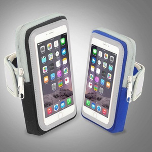 Support de brassard de téléphone en cours d'exécution sac support de téléphone portable étui de brassard en cours d'exécution pour sac de téléphone portable de gymnastique ceinture - Product Image 1