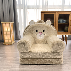 Design morbido divano in schiuma convertibile a forma di <span class=keywords><strong>leone</strong></span> in pelliccia sintetica divano in schiuma per bambini personalizzato divano pieghevole multifunzionale in spugna - Product Image 6