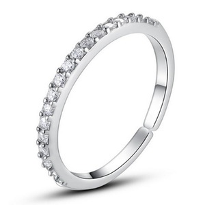 Mode bijoux en or bague femme <span class=keywords><strong>diamant</strong></span> <span class=keywords><strong>solitaire</strong></span> anneau de bande - Product Image 2
