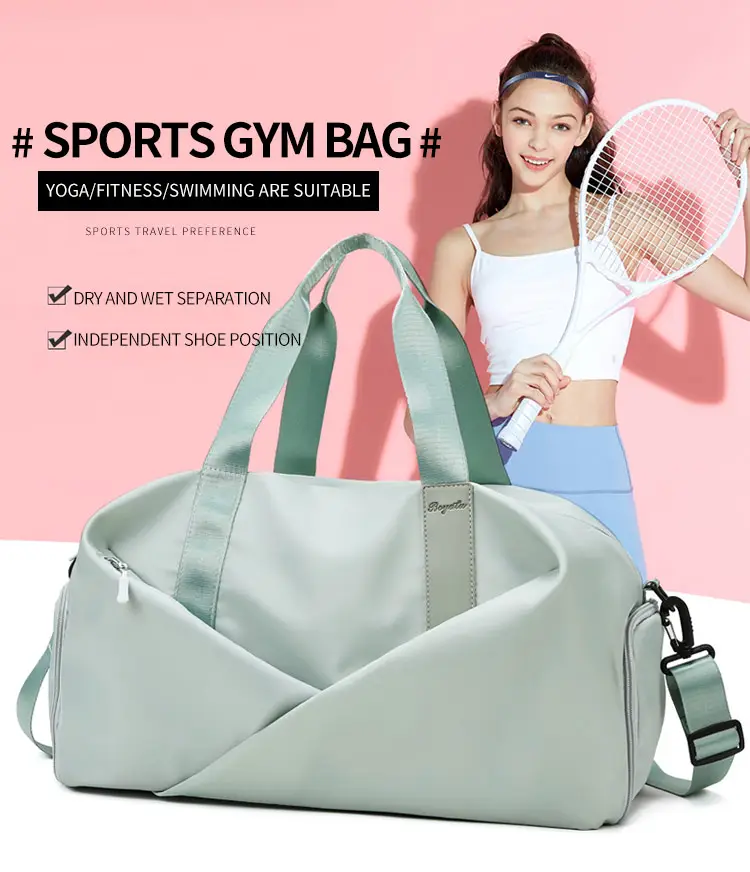 CHOOYOU Factory Price Custom Logo Sports Dry Wet Handbags Fitness Bags Women Men Travel Big Capacity Duffle Gym Bags