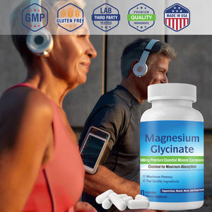 OLLI OEM/ODM Marque distributeur Fourniture d'usine Capsules de glycinate de magnésium biologique naturel halal Soulagement du stress - Product Image 4