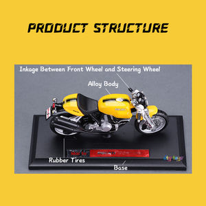 <span class=keywords><strong>Maisto</strong></span> - Motocicleta Clásica de Aleación a <span class=keywords><strong>Escala</strong></span> <span class=keywords><strong>1</strong></span>:<span class=keywords><strong>18</strong></span>, Modelo de Juguete Fundido a Presión, 1000 Piezas - Product Image 2