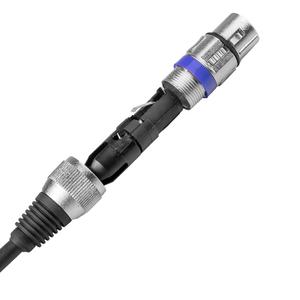 NAOMI 6.35 mm <strong>1</strong>/4" Mono to XLR Male Microphone Cable Quarter inch TS to XLR 3 Pin Unbalanced Interconnect Cable Blue&amp;Purple - Product Image 4