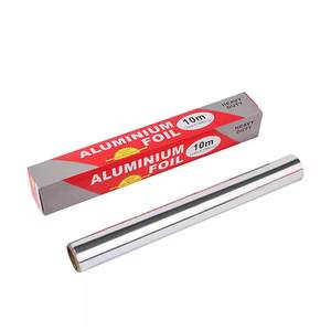 8011 Alüminyum Folyo Gıda Sınıfı Tek Kullanımlık Kağıt Ev Tipi Kağıt Alüminyum Folyo Rulosu Gıda Alüminyum Folyosu - Product Image 2