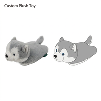 Jouet en peluche avec billes de remplissage en plastique recyclable, doté d'un design de mise en forme professionnel pour maintenir la posture allongée fixe