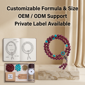 Handmade Flower Scent Twelve Guests Incense Bead Bracelet Traditional Chinese <strong>Zen</strong> Meditation Prayer Beads Ethnic Jewelry Gift - Product Image 2