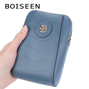 Boiseen Women's Phone Bag 7 Inch Zipper Vertical <b>Square</b> Portable Crossbody Bag With Chain Shoulder Bag - Product Image 5