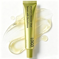 Sérum Booster à la Vitamine C, Glutathion, Niacinamide, Vitamine E, Revitalisant Cutané pour le Soin des Taches Brunes, des Rides et des Ridules pour Femmes