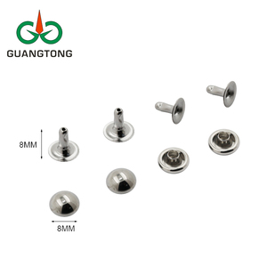 Phần Túi Đinh Tán 7 Mm Nickel Mạ Túi Chân Brass Nấm Đầu Đinh Tán Cho Da Vành Đai - Product Image 3