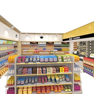 Plinths Sắt <span class=keywords><strong>Kirana</strong></span> Hàng Tạp Hóa Sang Trọng Đạo Cụ Cửa Sổ Thuận Tiện Gỗ Bán Lẻ - Product Image 2