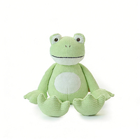 Jouets en peluche personnalisés OEM ODM pour bébés, 100% coton tricoté, animaux (pingouin, chien, hippopotame, grenouille, singe), ours en peluche