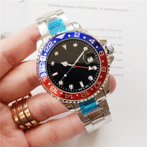 Reloj de Hombre de Alta Gama, Marca de Fabricante de Relojes Mecánicos, Estilo Rolexable Greenwich, Reloj Famoso con Correa de Acero de 4 Pines, <span class=keywords><strong>GMT</strong></span> - Product Image 2