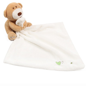 <span class=keywords><strong>Animales</strong></span> lindos osito bebé toalla calmante/muñeca súper suave sin caída <span class=keywords><strong>de</strong></span> pelo puede ser mordido juguete calmante - Product Image 3