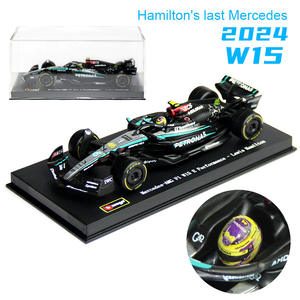 1:43 scala Deluxe Edition <span class=keywords><strong>Mercedes</strong></span>-<span class=keywords><strong>AMG</strong></span> 2024 W15-44 Formula Racing in metallo pressofuso modello di auto <span class=keywords><strong>giocattolo</strong></span> - Product Image 3