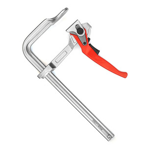 60mm Throat Depth Ratchet Rail F Clamp Quick Release Steel F Clip Pliers for Assembly for <b>Woodworking</b> DIY <b>Tools</b> - Product Image 5