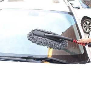 Manico lungo lavaggio auto cera cera mop multiuso spazzola <span class=keywords><strong>per</strong></span> la pulizia auto spolverino polvere <span class=keywords><strong>per</strong></span> la pulizia del veicolo - Product Image 1