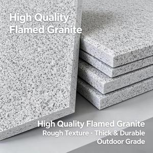 Lastra di Granito Moderna Spessa con Superficie Fiammata Antiscivolo e Durevole, Tagliabile su Misura <span class=keywords><strong>per</strong></span> Camminamenti Comunali e Giardini - Product Image 3