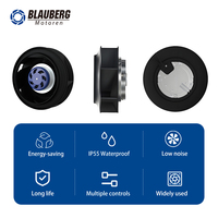 Ventilateur centrifuge à rétroaction arrière Blauberg certifié CE, étanche IP55, industriel, sans balais, 190 mm, pour conduits d'air, EC DC