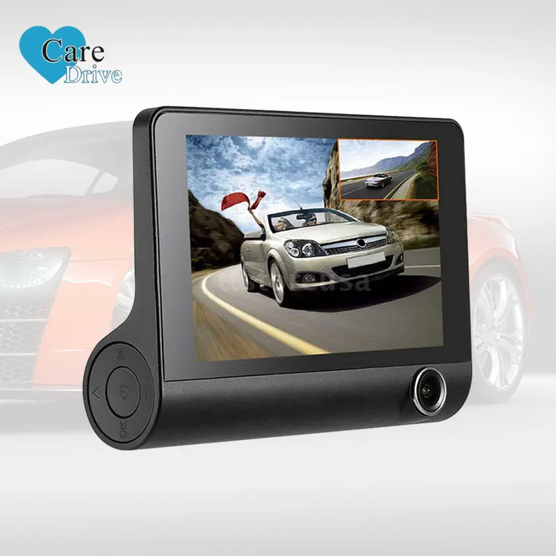 CareDrive רכב Dvr מצלמת דאש רדאר גלאי וידאו מקליט רדאר 3 ב 1 Hd 1080P 140 תואר זווית רוסית שפה וידאו מקליט