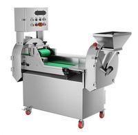 Automatische Aloë Vera & Groenten Snijmachine: Professioneel apparaat voor het snijden van wortelen, fruit/ui/aardappel/ham in blokjes & plakjes