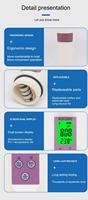 Testeur de qualité de l'eau portable 7 en 1, pH, EC, TDS, salinité, SG, température, ORP, pour piscine, agriculture