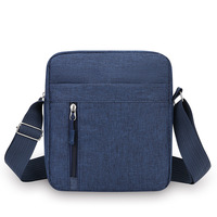 Tas Selempang Pria Desainer untuk Penggunaan Sehari-hari, Bahan Nilon, Kasual, Kecil, Cocok untuk Kerja dan Bisnis