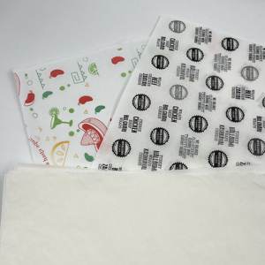 Papier alimentaire résistant à la graisse avec impression personnalisée pour l'emballage des hamburgers - Product Image 2