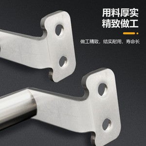 Stainless Steel Bar Handle Cabinet <b>Drawer</b> Minimalist Design Antirust Surface Brushed Finish - Product Image 5