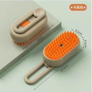 Cepillo de Aseo Recargable Autolimpiante con Rociador Eléctrico para Mascotas, Peine de Masaje con Vapor para Eliminar Pelo de Perros y Gatos - Product Image 1