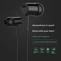 Écouteurs filaires intra-auriculaires D21 pas chers avec câble de 3,5 mm, contrôle par câble, insertion droite, écouteurs universels, nouveaux écouteurs de jeu
