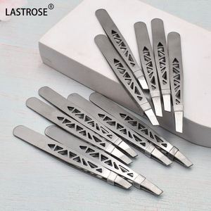 Angled Stainless Steel Tweezers for Eyebrow Repair and Hair Removal Pointed <b>Makeup</b> <b>Tool</b> - Product Image 2