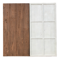Panneaux muraux en PU imitation bois, revêtement en pierre artificielle à grain de bois, panneaux en ciment PU à Guangzhou Foshan