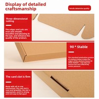 Boîte en Carton Ondulé Recyclé Imprimée sur Mesure en Usine avec Pelliculage Brillant pour Emballage de Produit Électronique ou Utilisation Sucrière