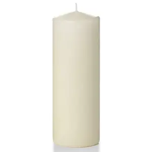 सस्ते छड़ी पैराफिन मोम स्तंभ मोमबत्ती घरेलू सफेद मोमबत्ती बत्ती मोमबत्ती