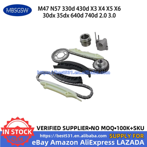 MBSGSW Kit de chaîne de distribution pour BMW M47 N57 330d <span class=keywords><strong>430d</strong></span> X3 X4 X5 X6 30dx 35dx 640d 740d 2.0 3.0 1998-2013 W/Gears 13527787299 - Product Image 4