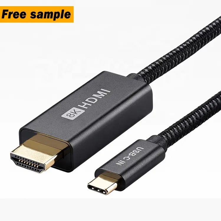 สายอะแดปเตอร์ HDMI สำหรับคอมพิวเตอร์ไปจนถึงโปรเจกเตอร์2M MHL USB TV Type-C 8K 120Hz Type C