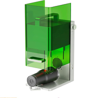 Graveur laser double F1 2-en-1, machine à laser fibre ultra HD, prise en charge DXF, graveur portable pour métal et verre, refroidissement à eau haute vitesse
