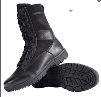 Vente de bottes tactiques classiques noires pour hommes, bottes résistantes au vent pour homme, bottes de combat pour hommes